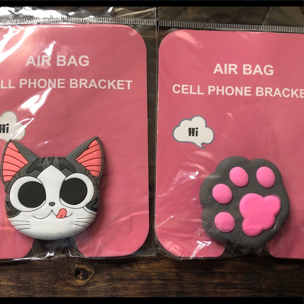 (Pick 2) Rubber Expandable cell Phone grips.